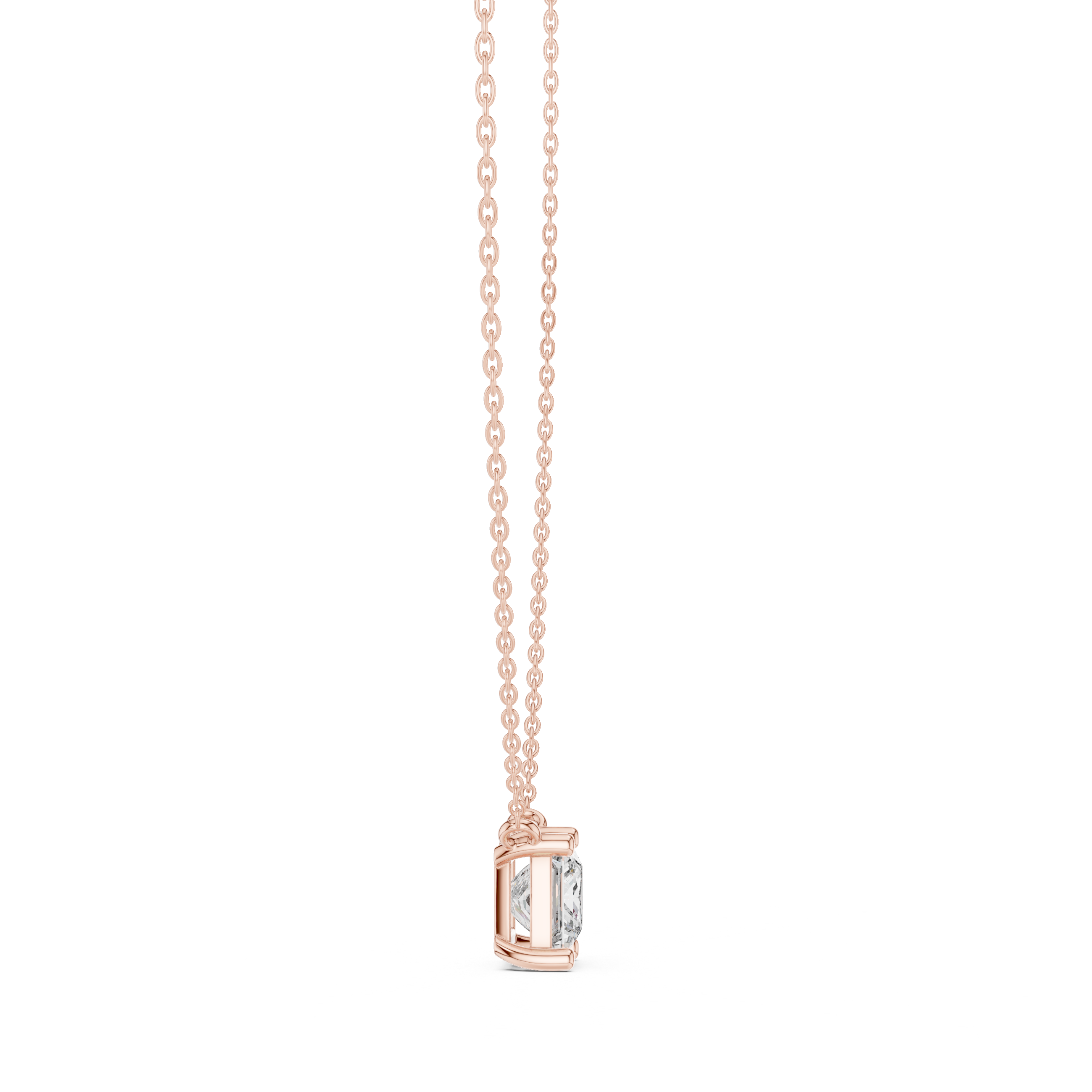 Moon Beam lab grown diamond pendant