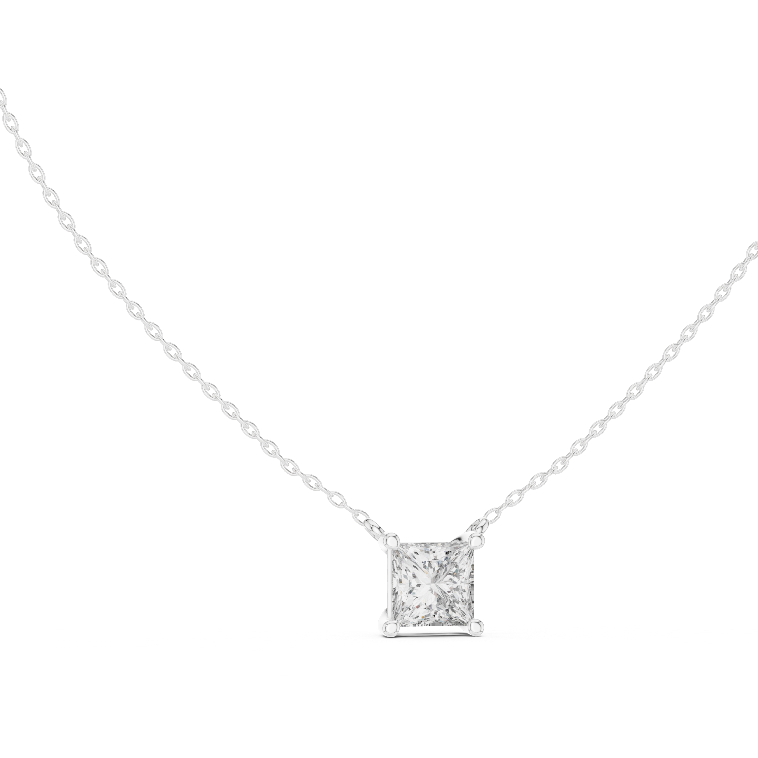 Moon Beam lab grown diamond pendant