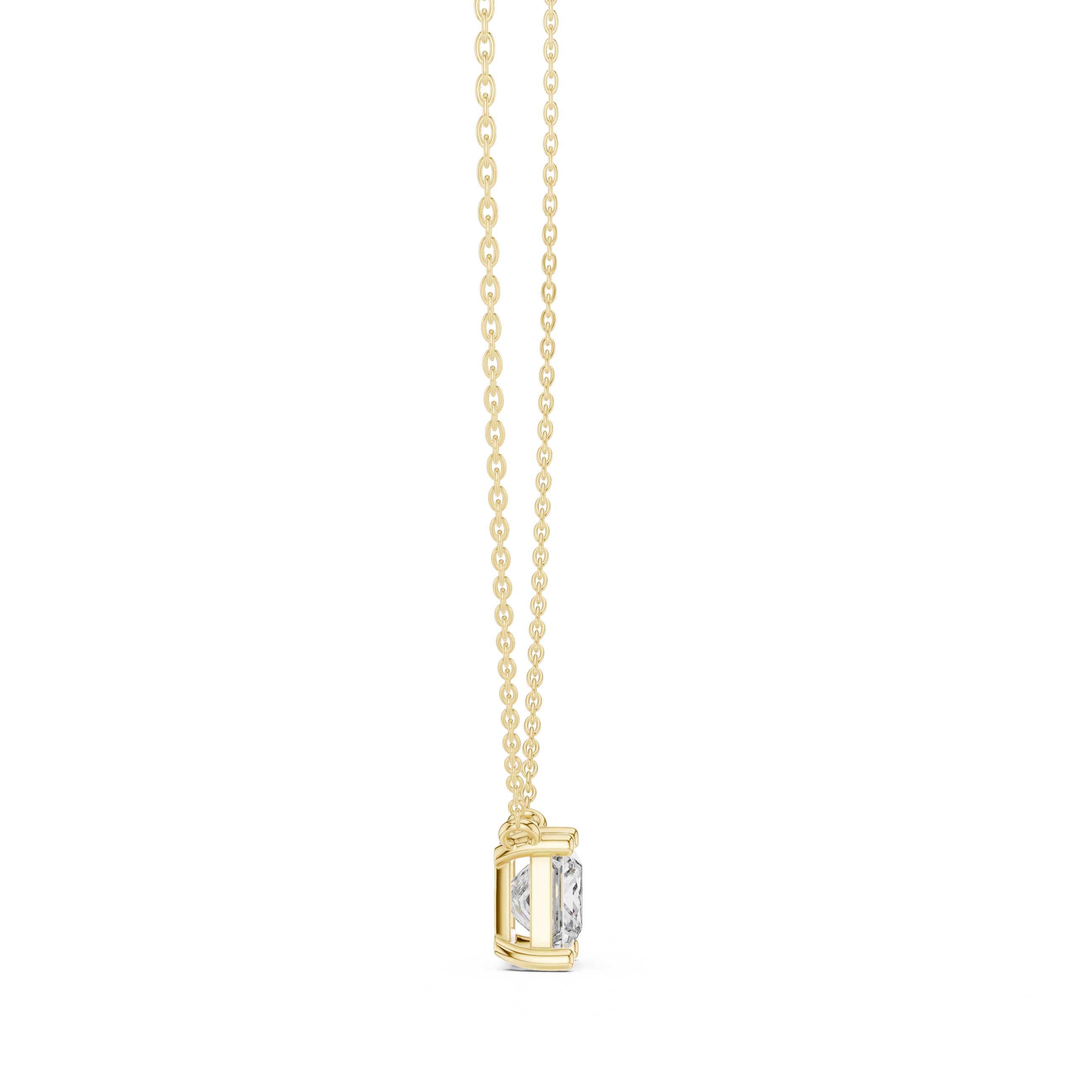 Moon Beam lab grown diamond pendant