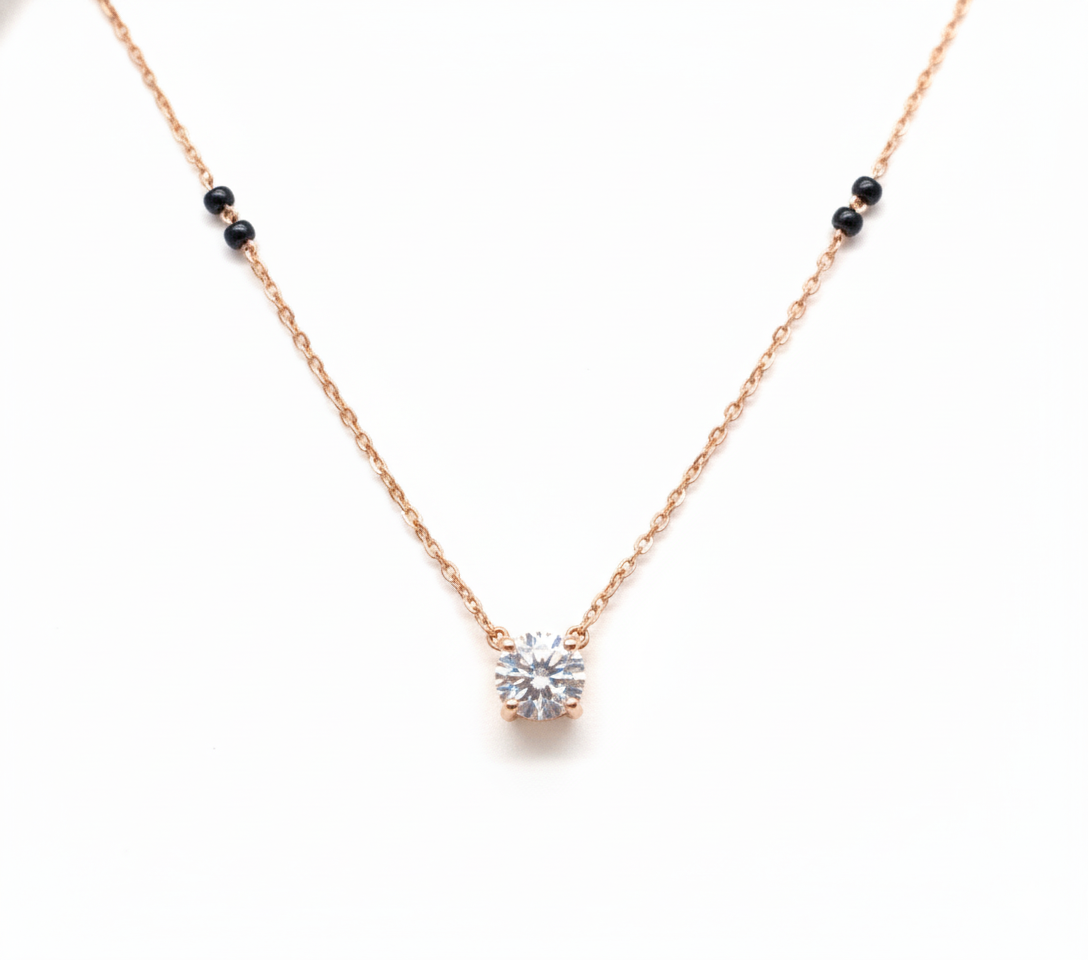 The Celestial Drift Lab Grown Diamond Mangalsutra