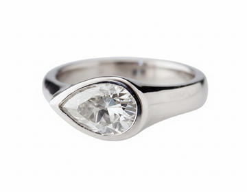 The Equinox Brushed Diamond Ring