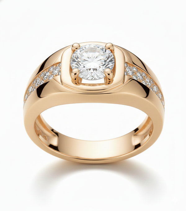 The Crown Rose Statement Ring