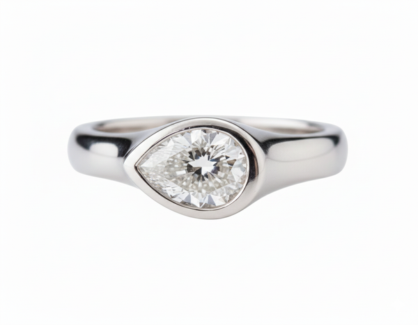 The Equinox Brushed Diamond Ring