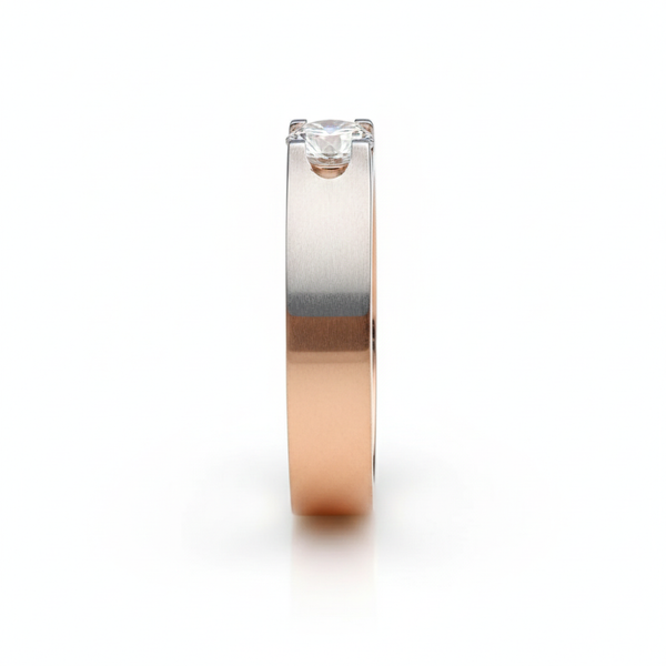 The Sentinel Bicolor Diamond Ring