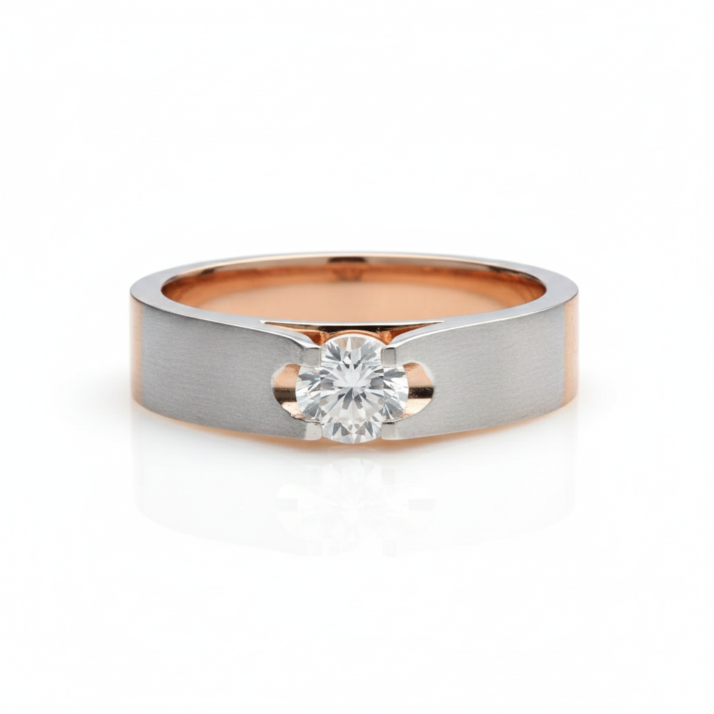The Sentinel Bicolor Lab Grown Diamond Ring
