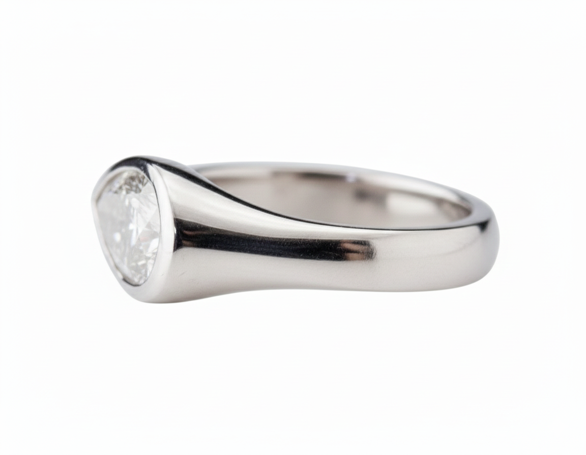 The Equinox Brushed Diamond Ring