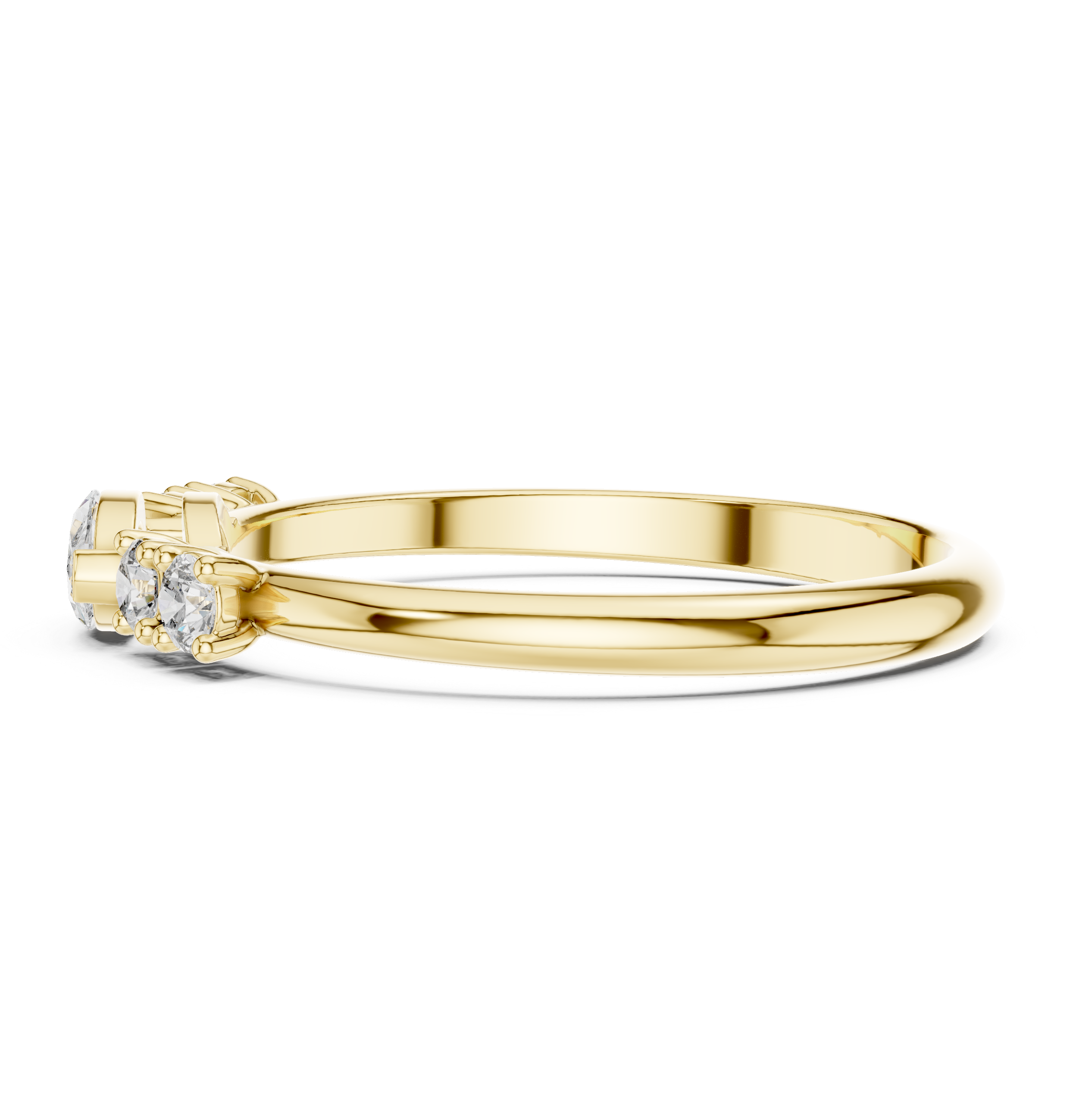Marquise & Round Diamond Embrace Lab Grown Diamond Ring