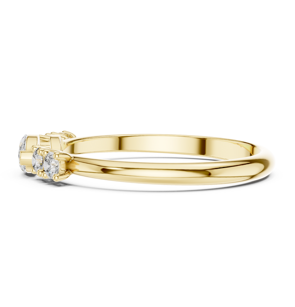 Marquise & Round Diamond Embrace Lab Grown Diamond Ring