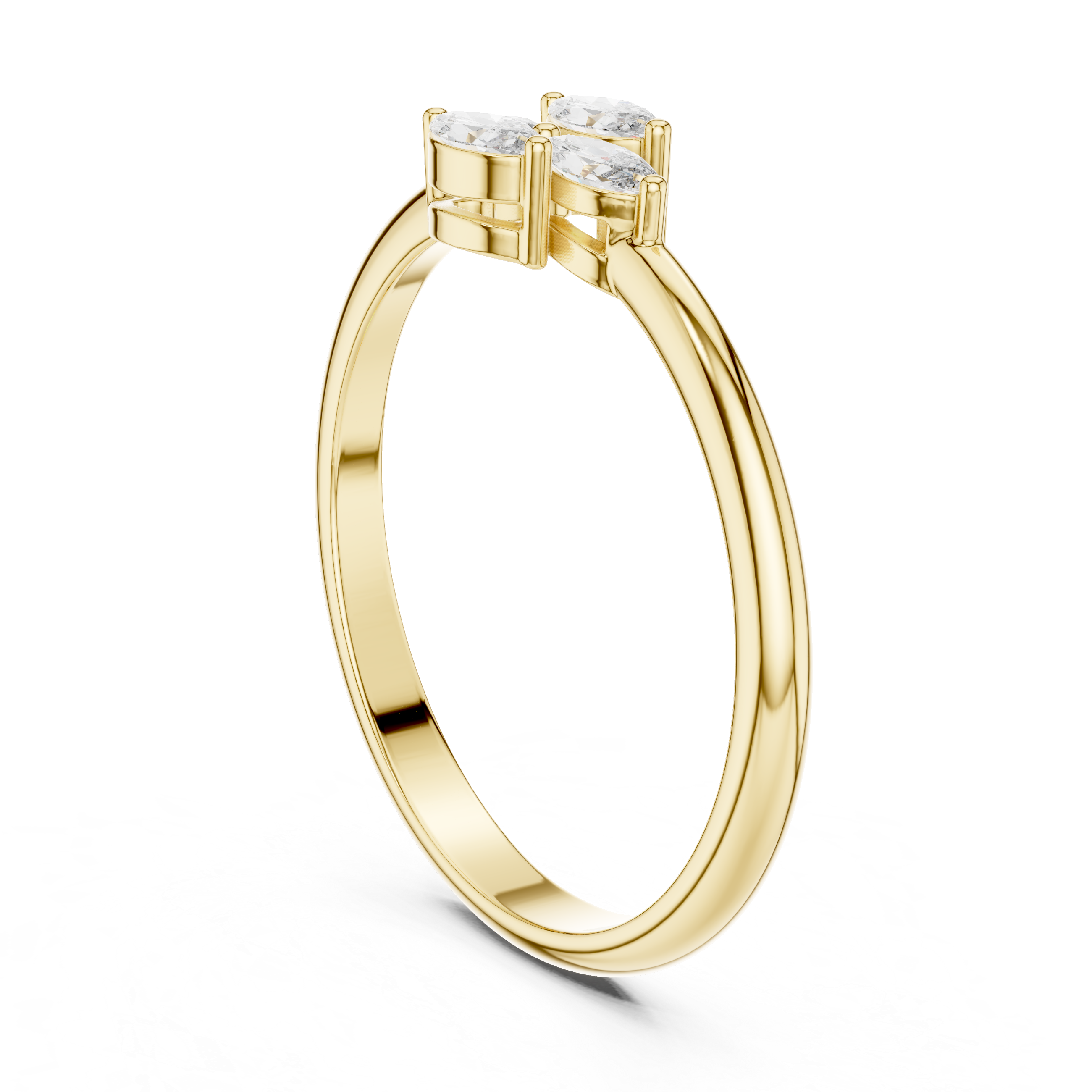 Enchanting Marquise Diamond Lab Grown Diamond Ring