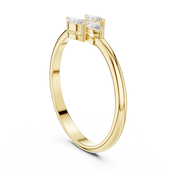 Enchanting Marquise Diamond Lab Grown Diamond Ring