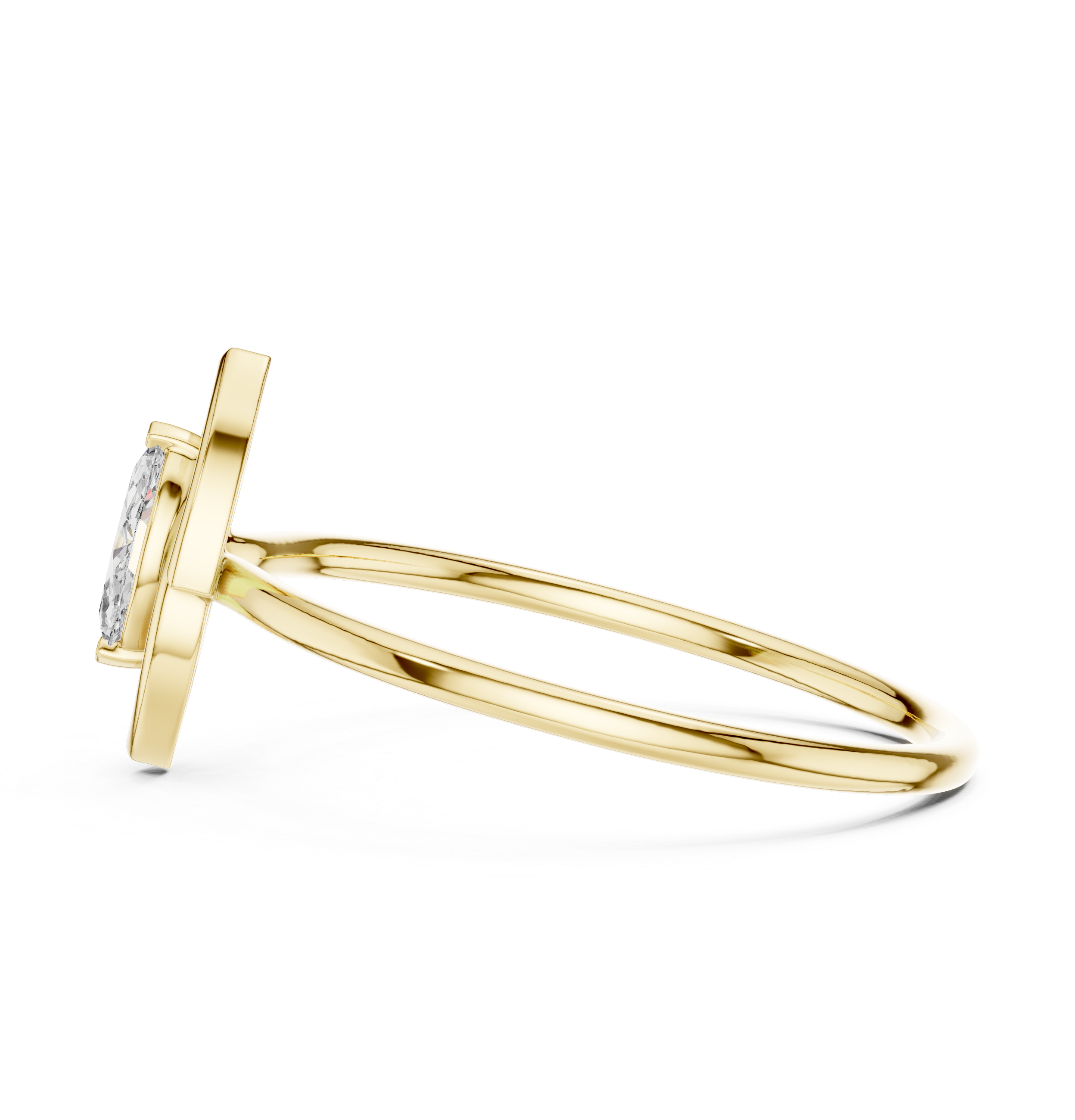 Exquisite Marquise Diamond Lab Grown Diamond Ring