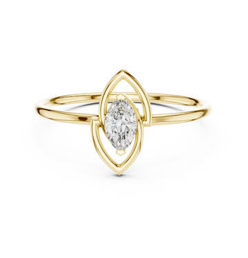 Exquisite Marquise Diamond Lab Grown Diamond Ring