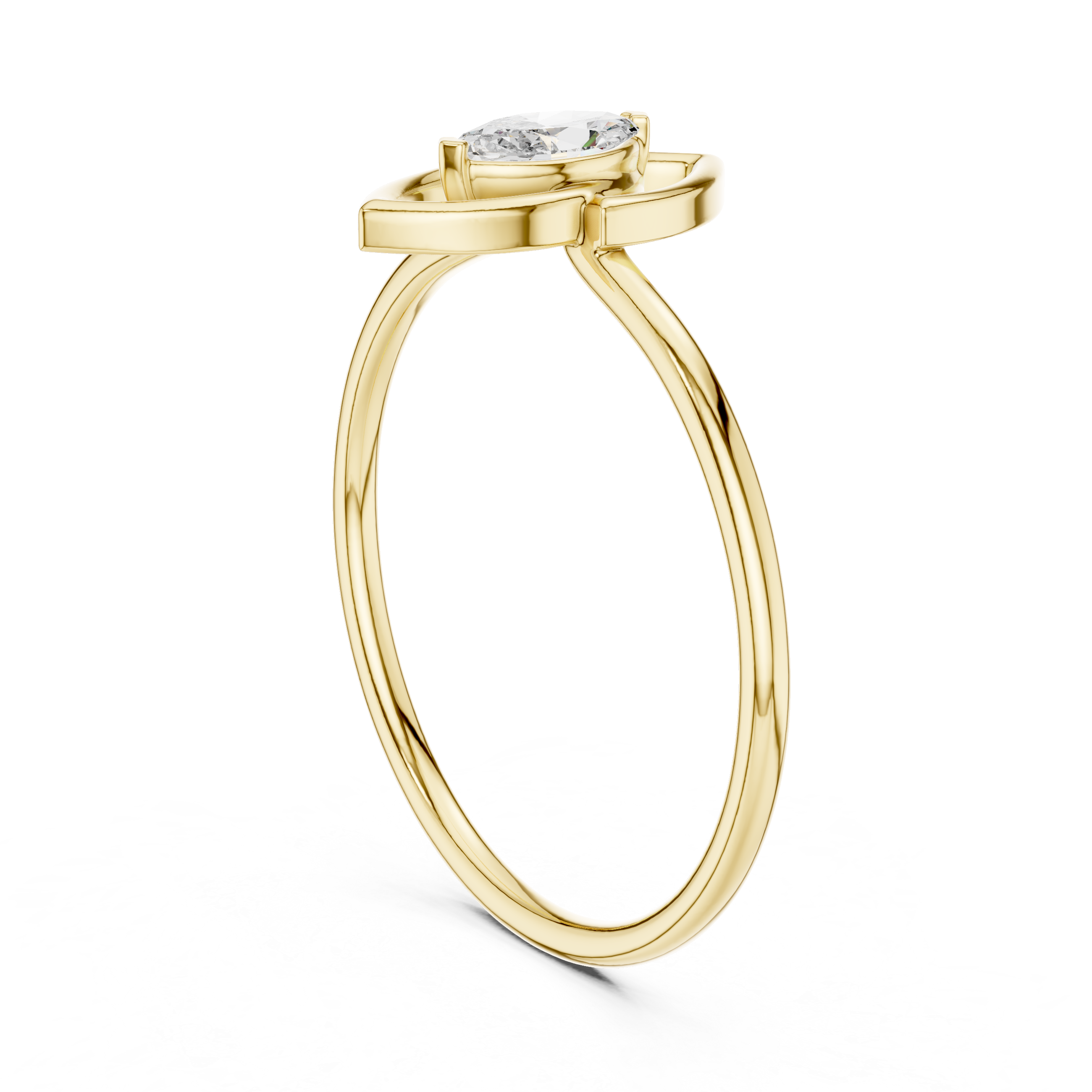 Exquisite Marquise Diamond Lab Grown Diamond Ring