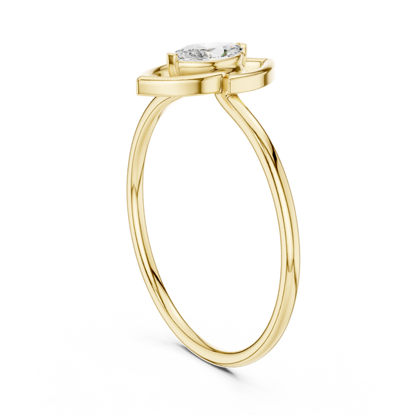 Exquisite Marquise Diamond Lab Grown Diamond Ring