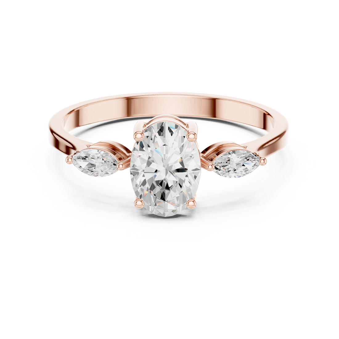 Timeless Oval & Marquise Diamond Lab Grown Diamond Ring