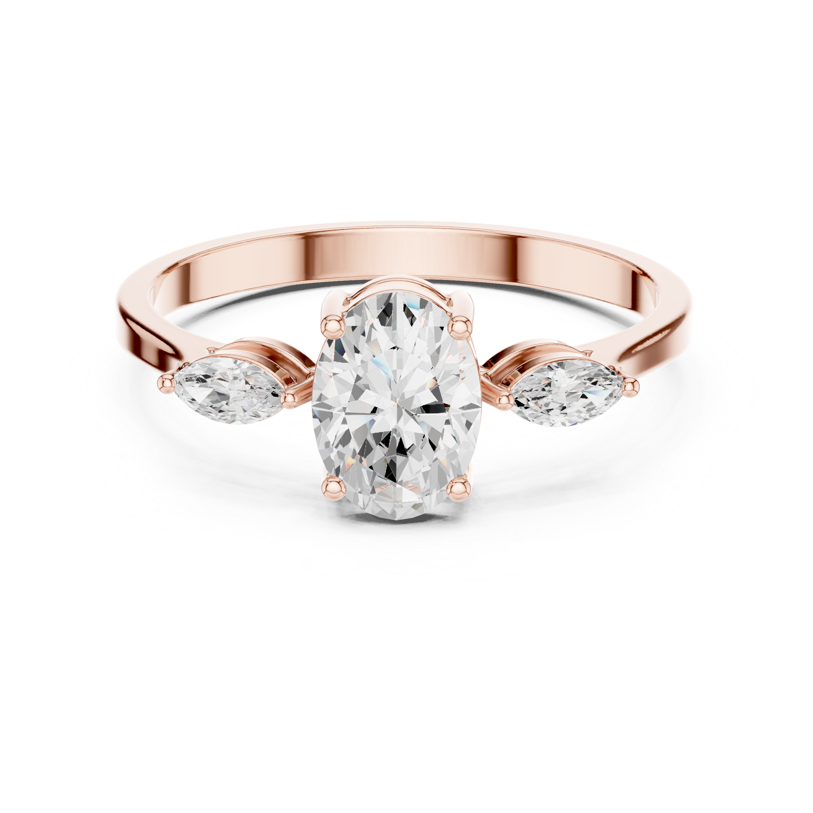 Timeless Oval & Marquise Diamond Lab Grown Diamond Ring
