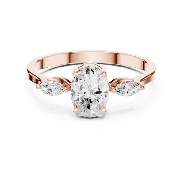Timeless Oval & Marquise Diamond Lab Grown Diamond Ring