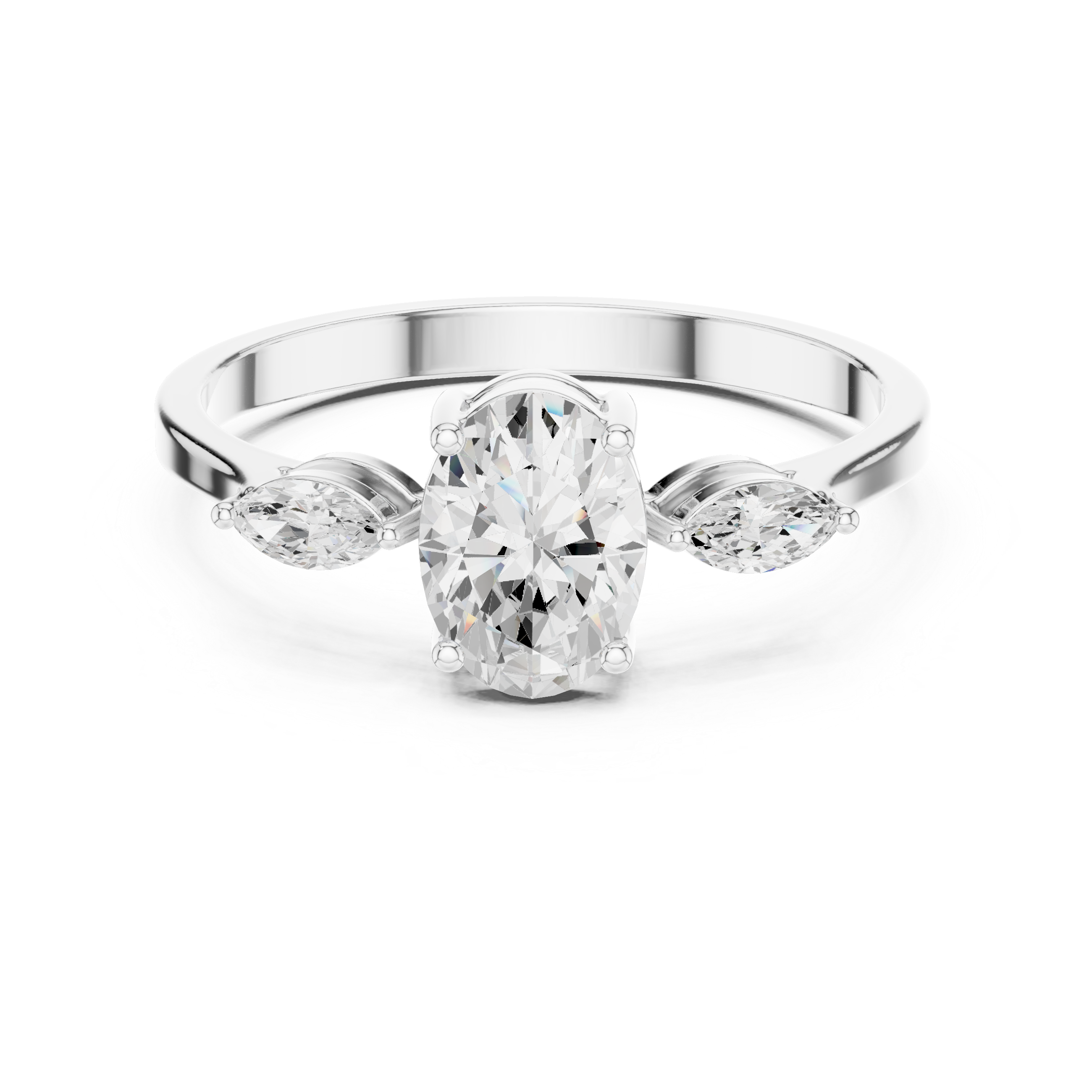 Timeless Oval & Marquise Diamond Lab Grown Diamond Ring