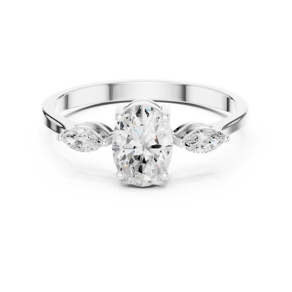 Timeless Oval & Marquise Diamond Lab Grown Diamond Ring