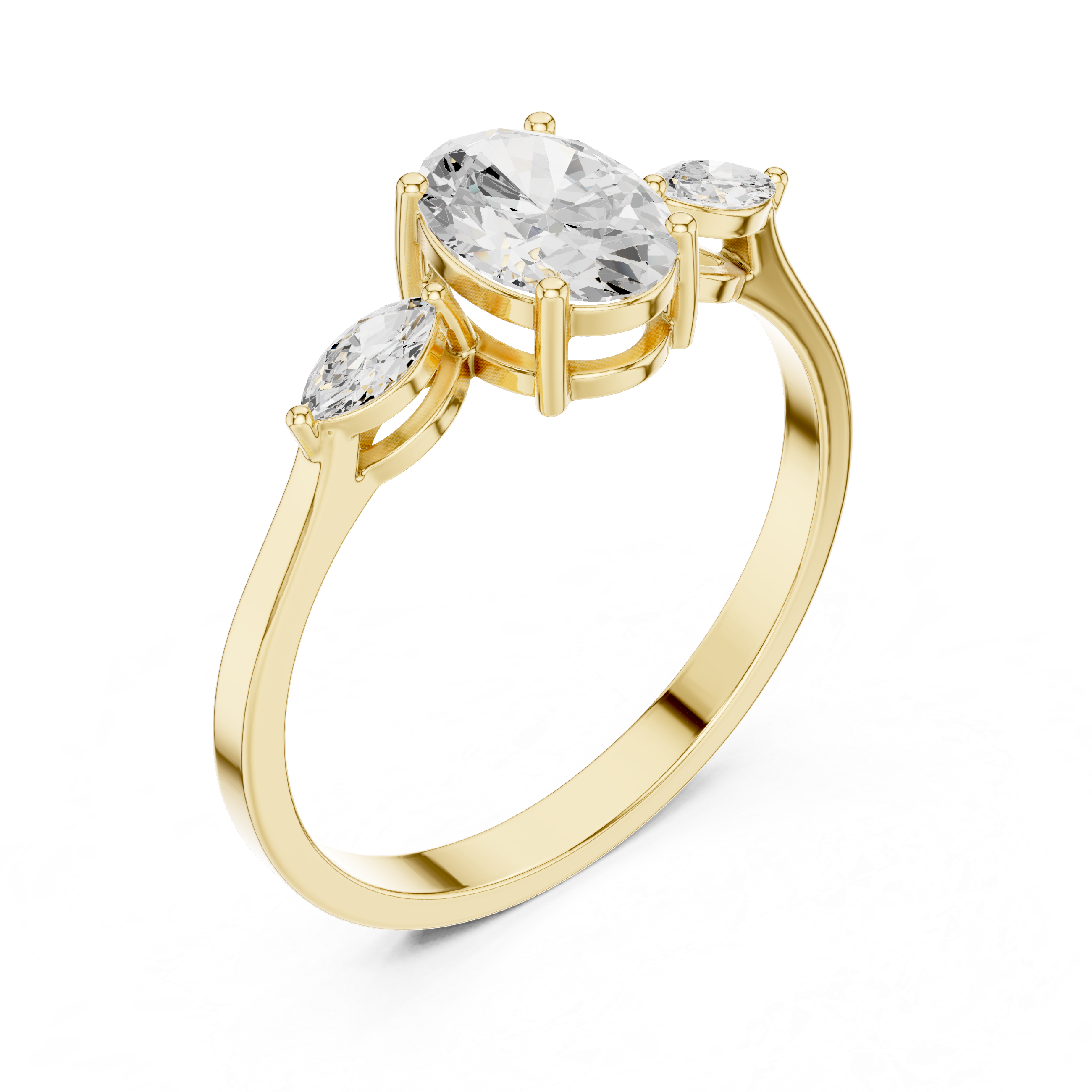 Timeless Oval & Marquise Diamond Lab Grown Diamond Ring