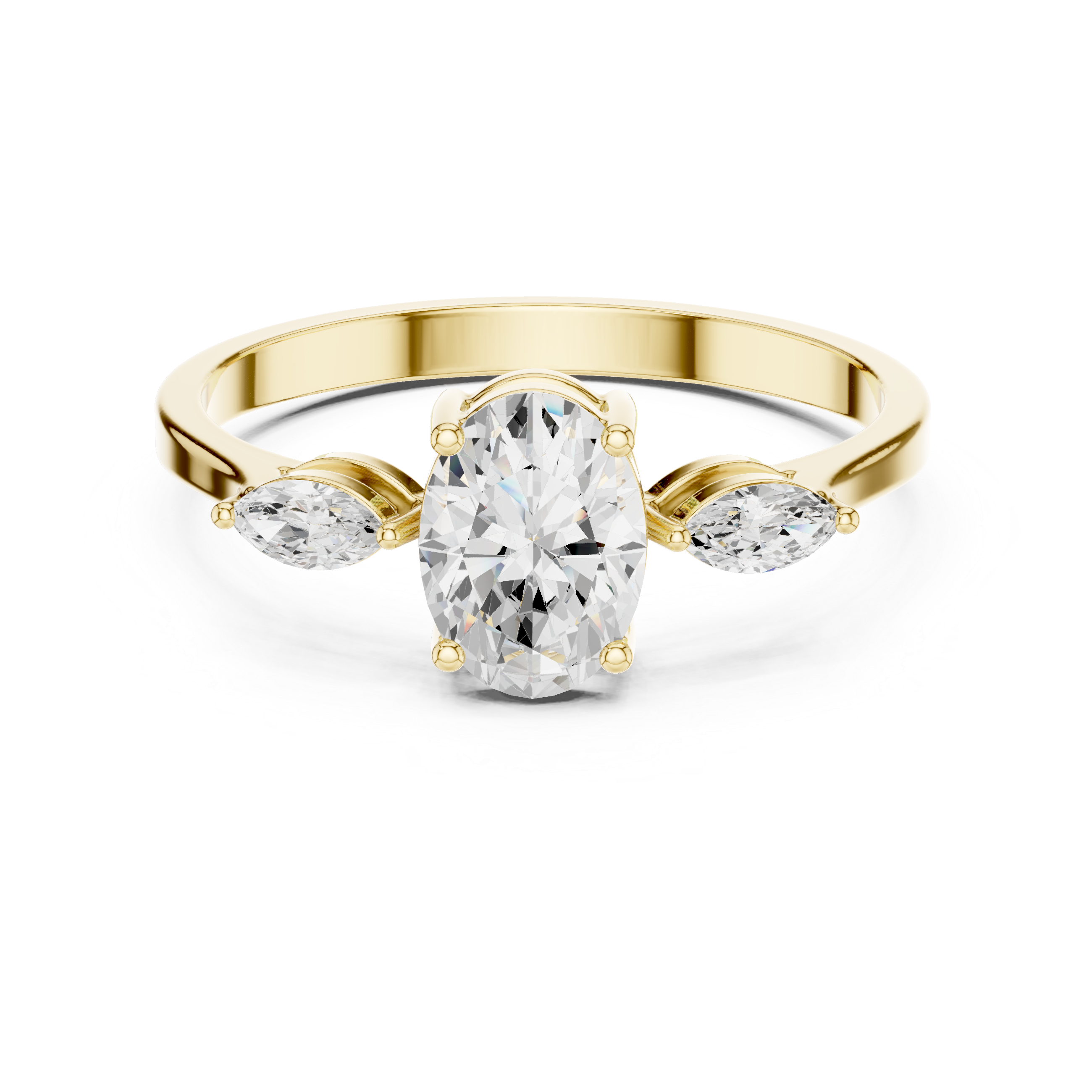 Timeless Oval & Marquise Diamond Lab Grown Diamond Ring