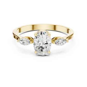 Timeless Oval & Marquise Diamond Lab Grown Diamond Ring