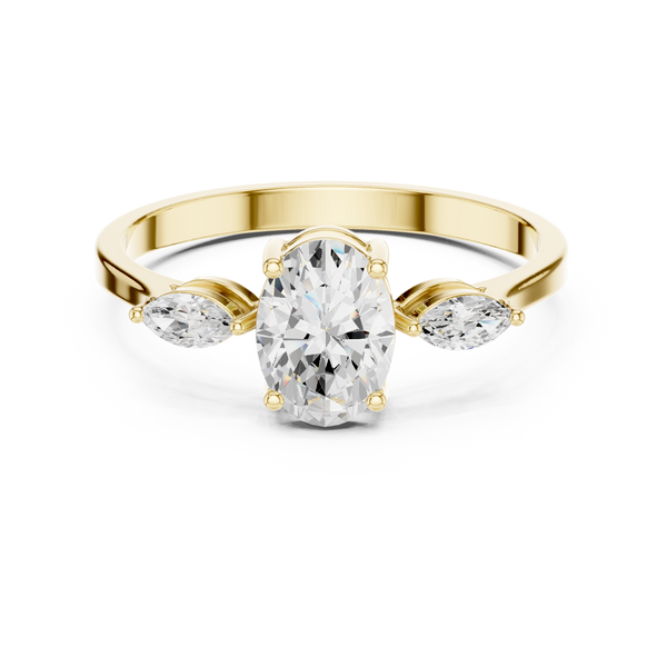 Timeless Oval & Marquise Diamond Lab Grown Diamond Ring