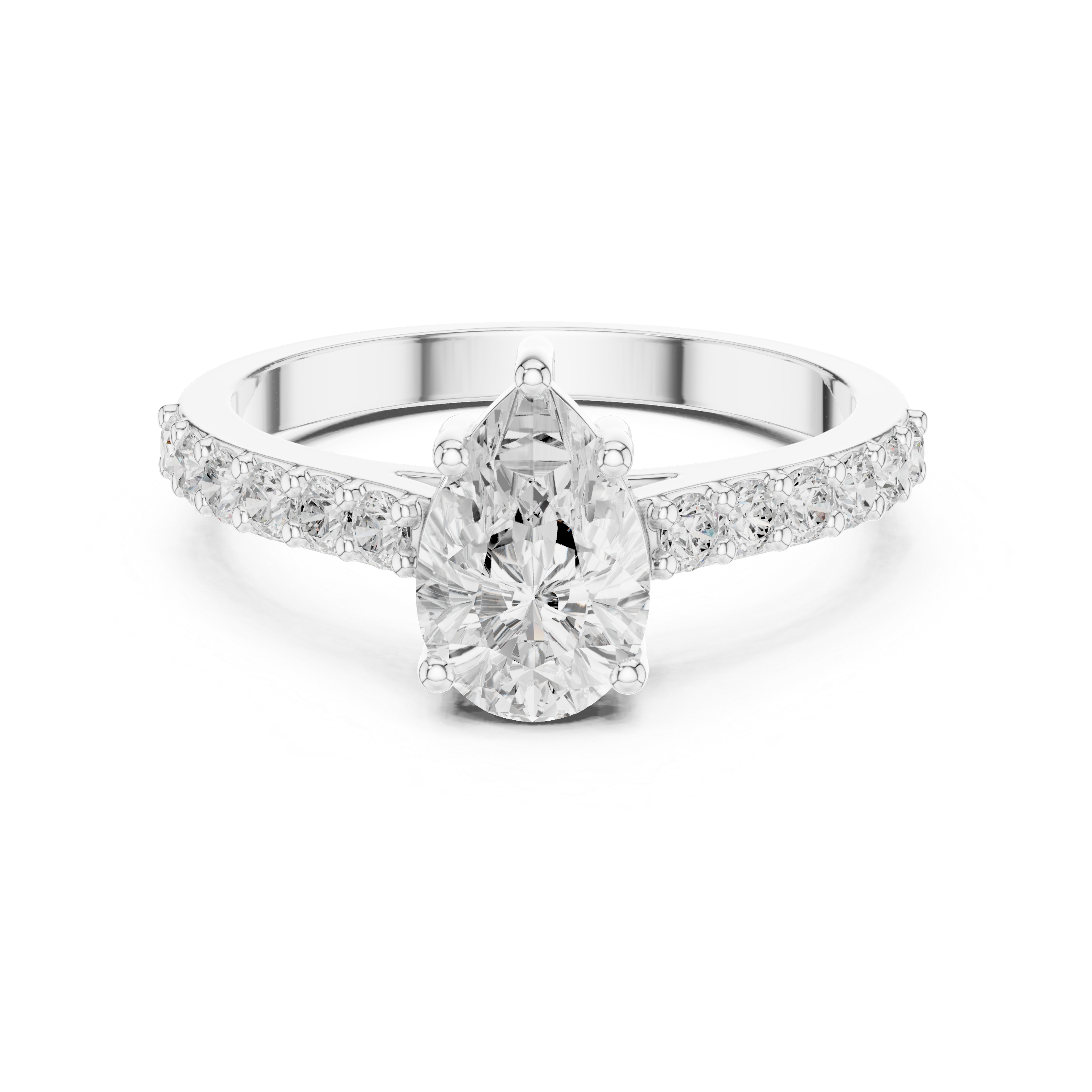 Timeless 0.8 ct Round Diamond Solitaire Lab Grown Diamond Ring