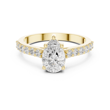 Timeless 0.8 ct Round Diamond Solitaire Lab Grown Diamond Ring