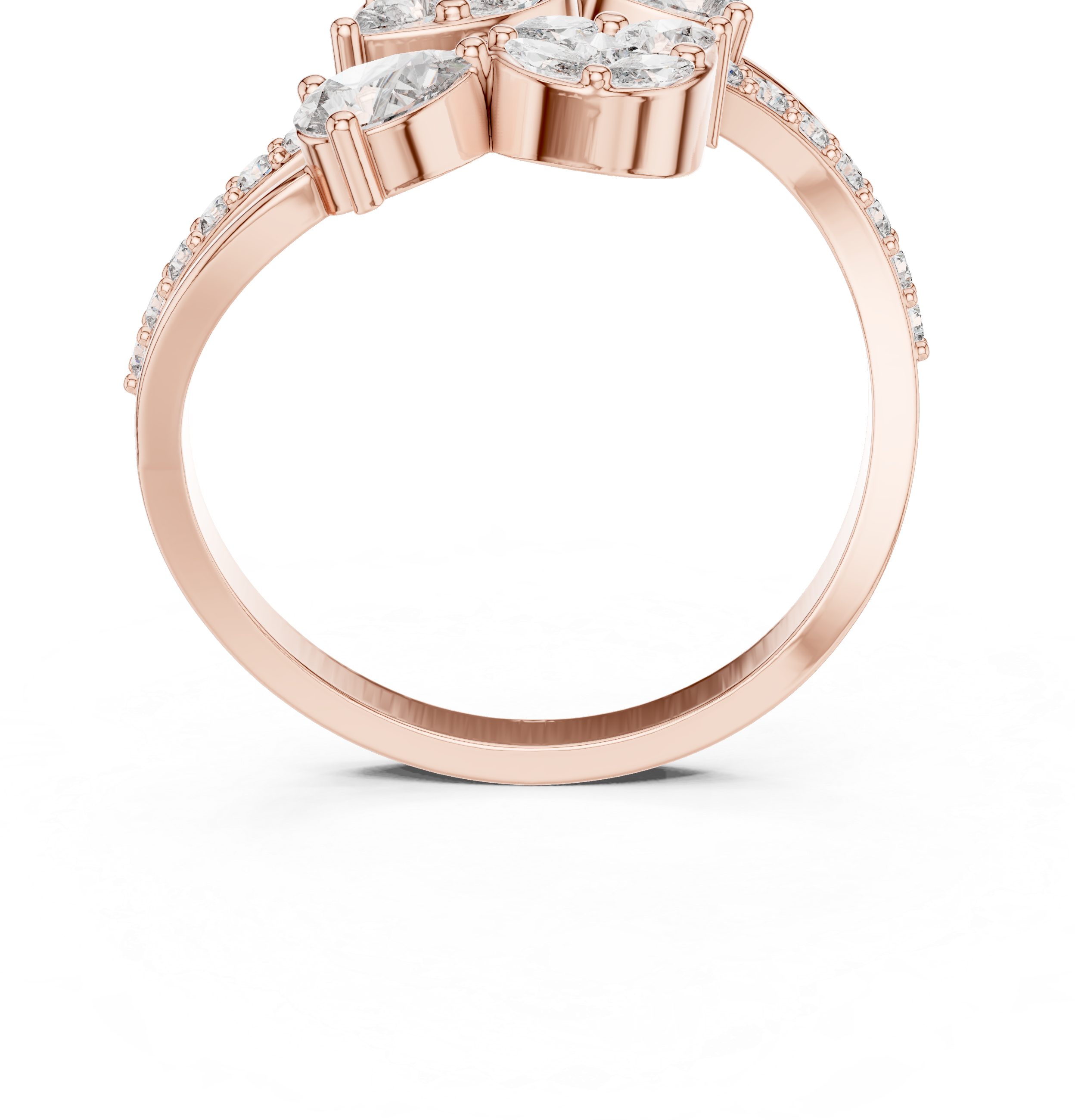 Multi-Shape Diamond Symphony Lab Grown Diamond Ring