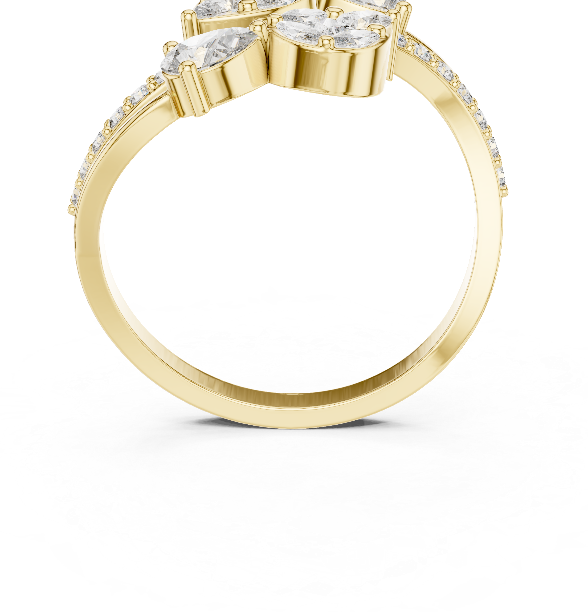 Multi-Shape Diamond Symphony Lab Grown Diamond Ring