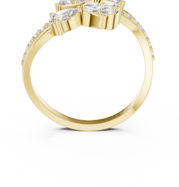 Multi-Shape Diamond Symphony Lab Grown Diamond Ring