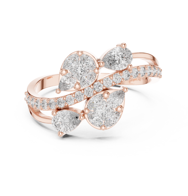 Multi-Shape Diamond Symphony Lab Grown Diamond Ring