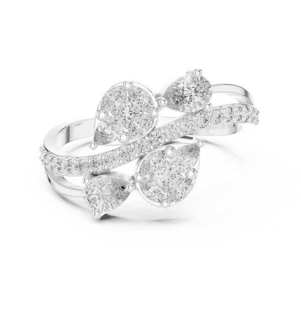Multi-Shape Diamond Symphony Lab Grown Diamond Ring