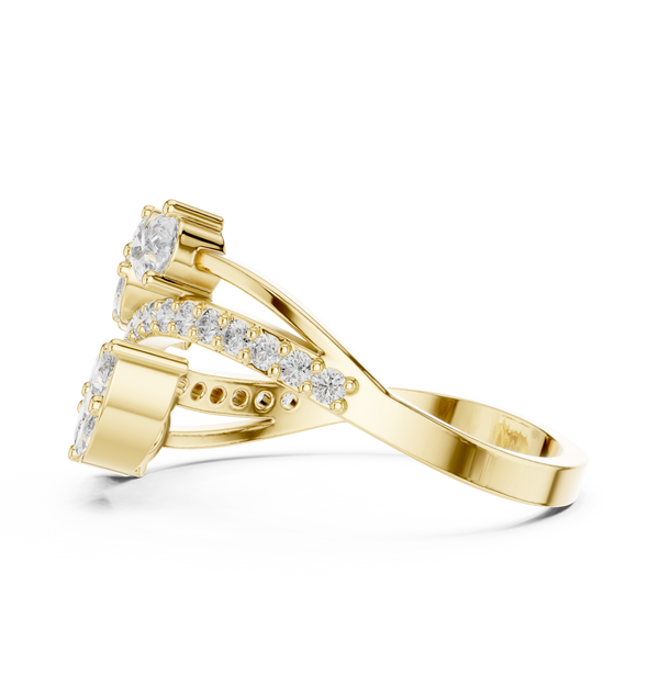 Multi-Shape Diamond Symphony Lab Grown Diamond Ring