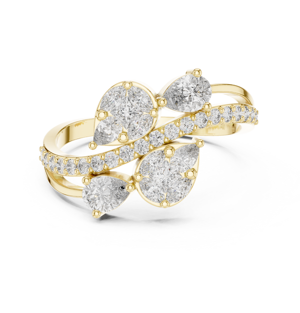 Multi-Shape Diamond Symphony Lab Grown Diamond Ring