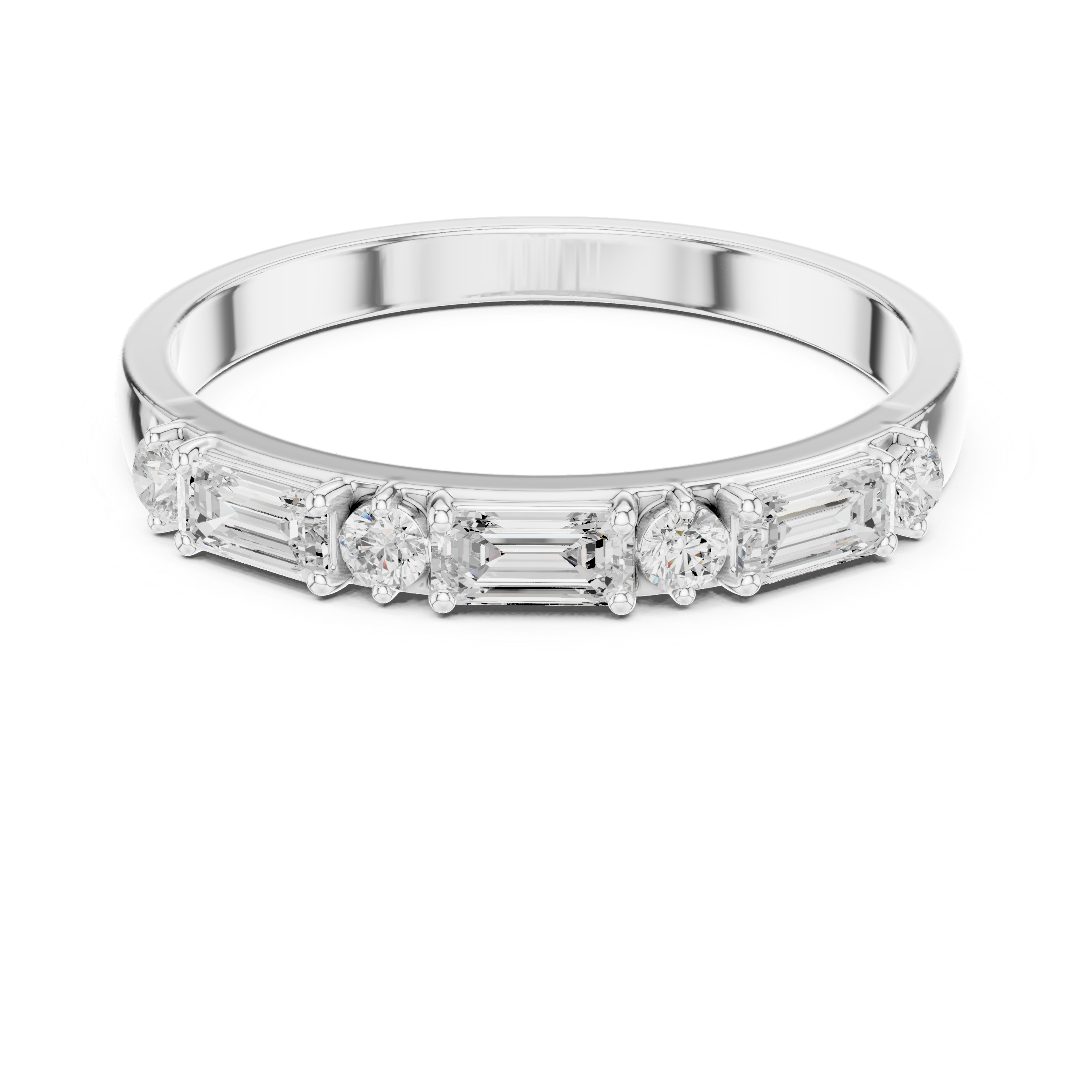 Signature Emerald & Round Diamond Lab Grown Diamond Ring