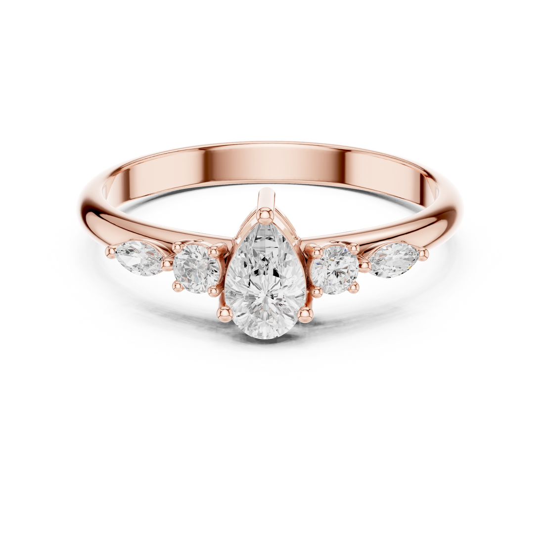 Harmonious Diamond Medley Lab Grown Diamond Ring