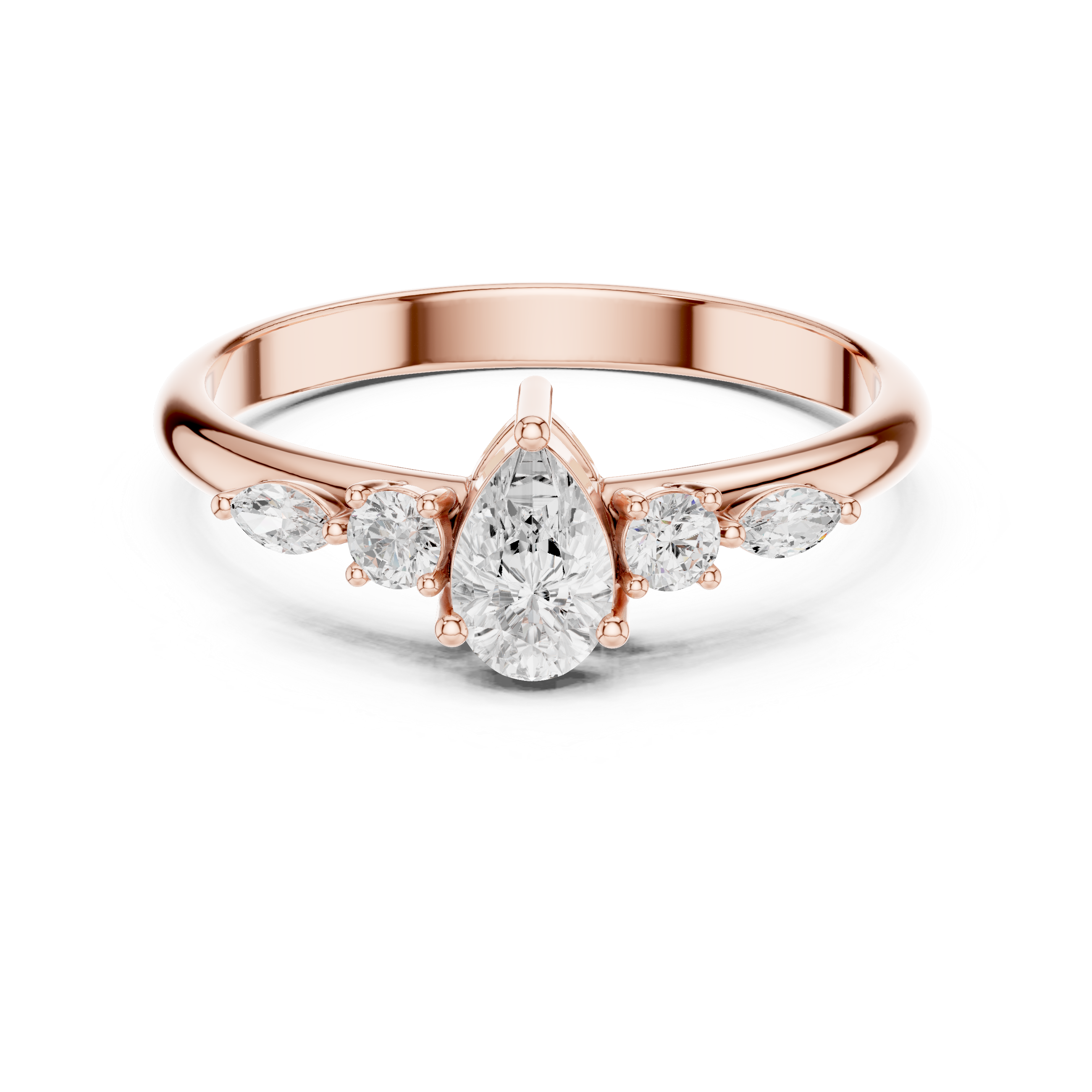 Harmonious Diamond Medley Lab Grown Diamond Ring
