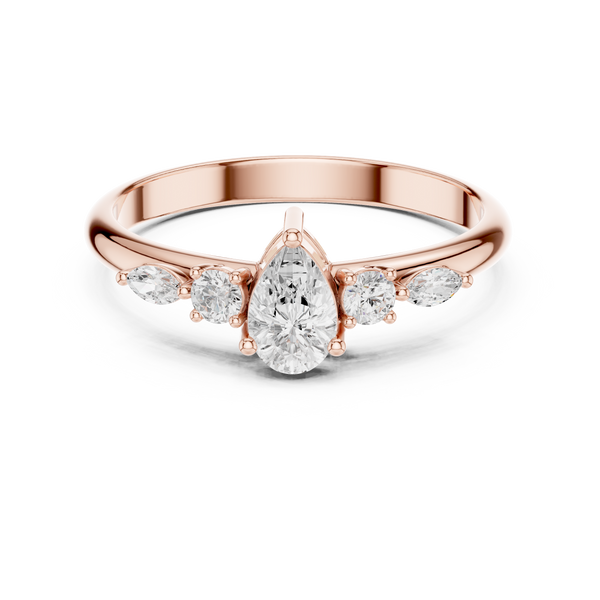 Harmonious Diamond Medley Lab Grown Diamond Ring