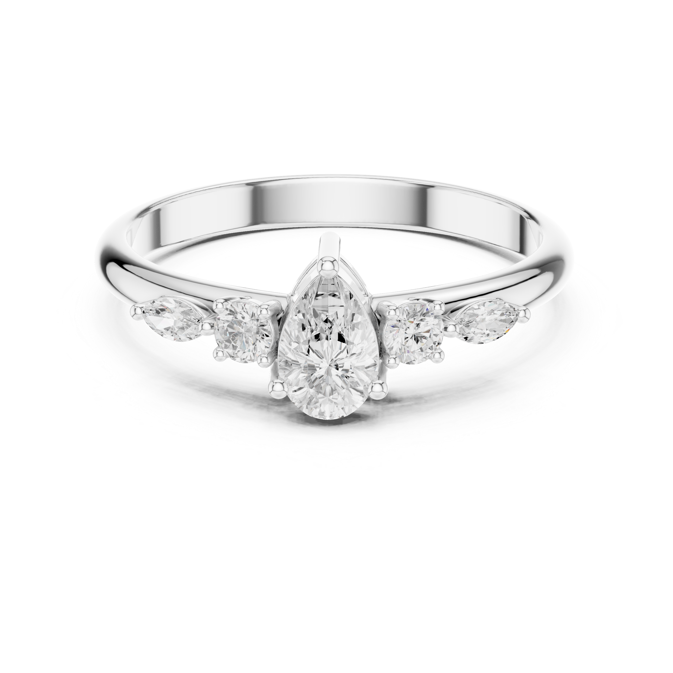 Harmonious Diamond Medley Lab Grown Diamond Ring