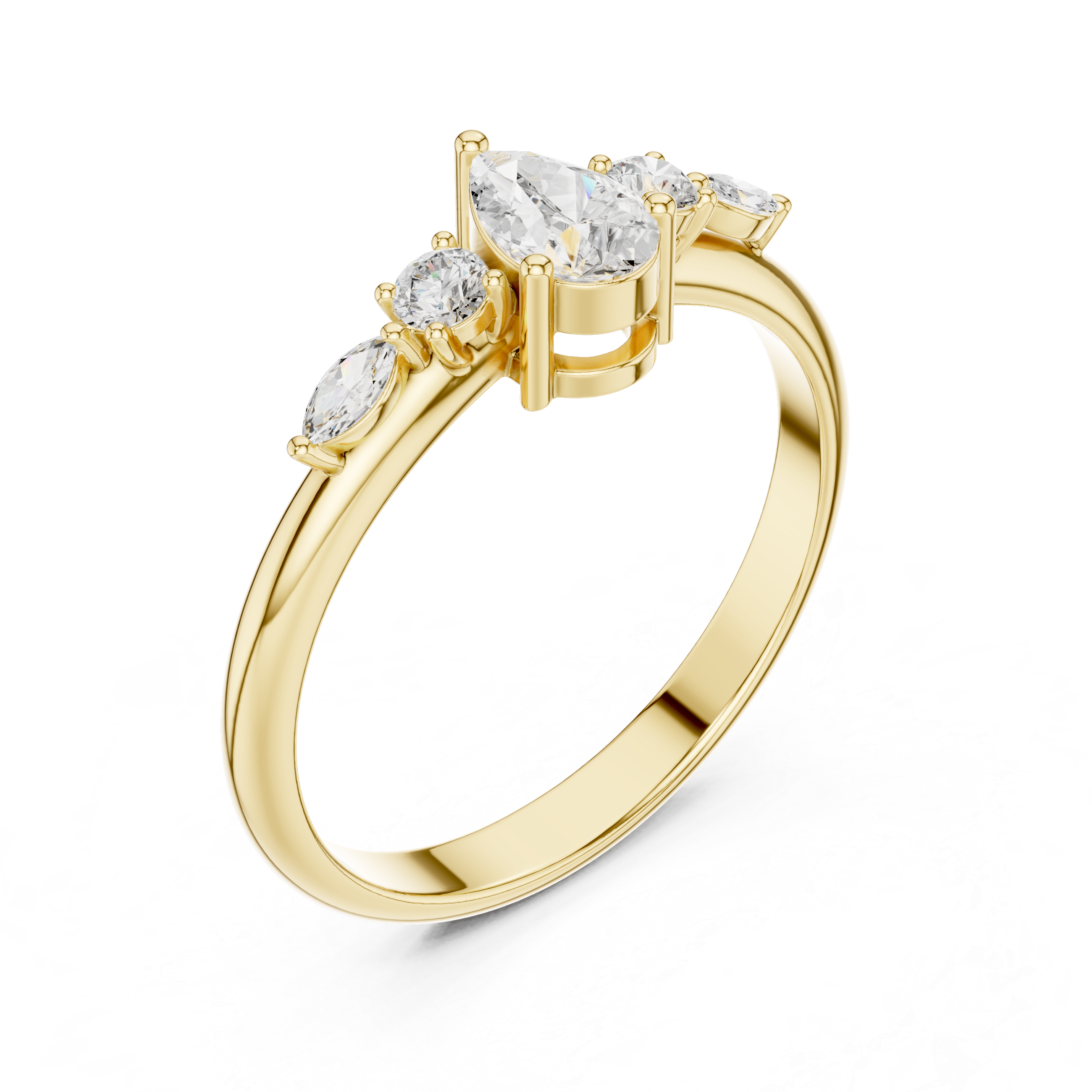 Harmonious Diamond Medley Lab Grown Diamond Ring