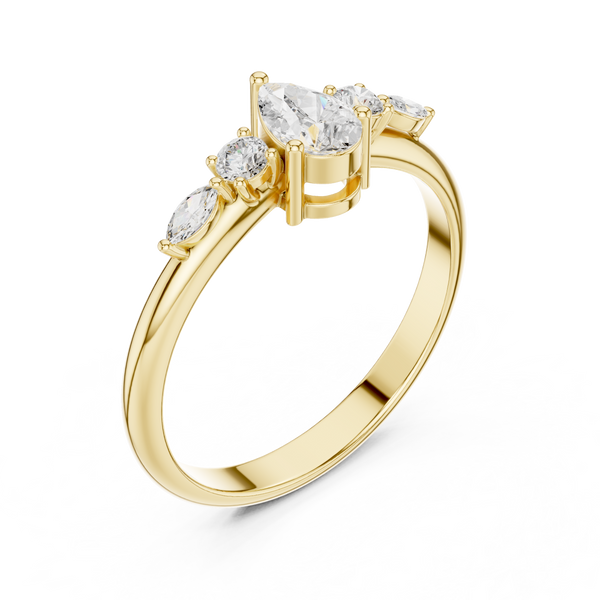Harmonious Diamond Medley Lab Grown Diamond Ring
