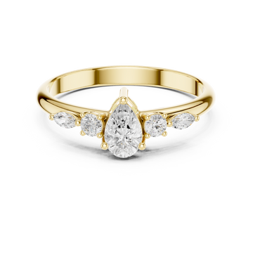 Harmonious Diamond Medley Lab Grown Diamond Ring