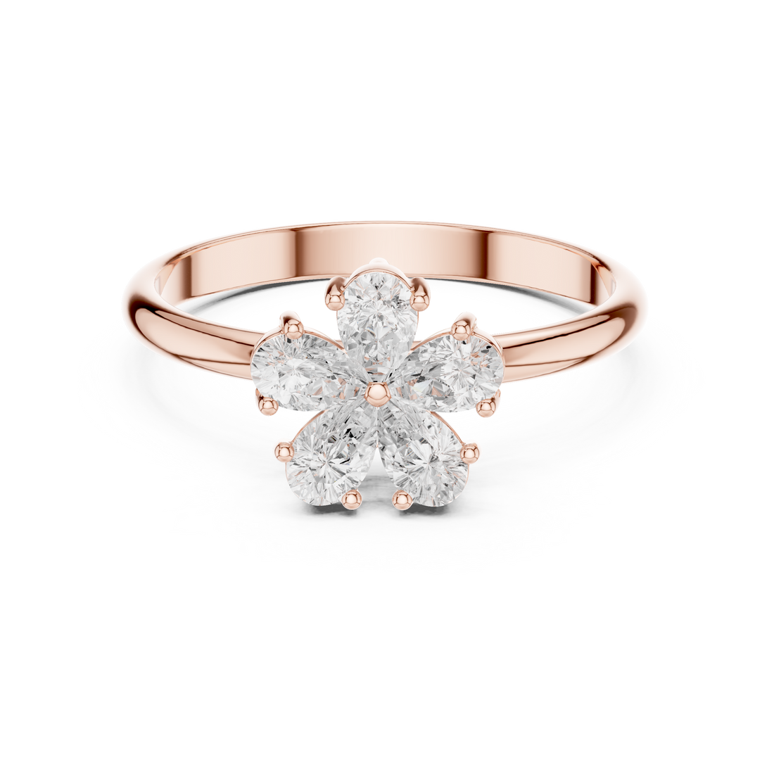 Pear Diamond Elegance Lab Grown Diamond Ring