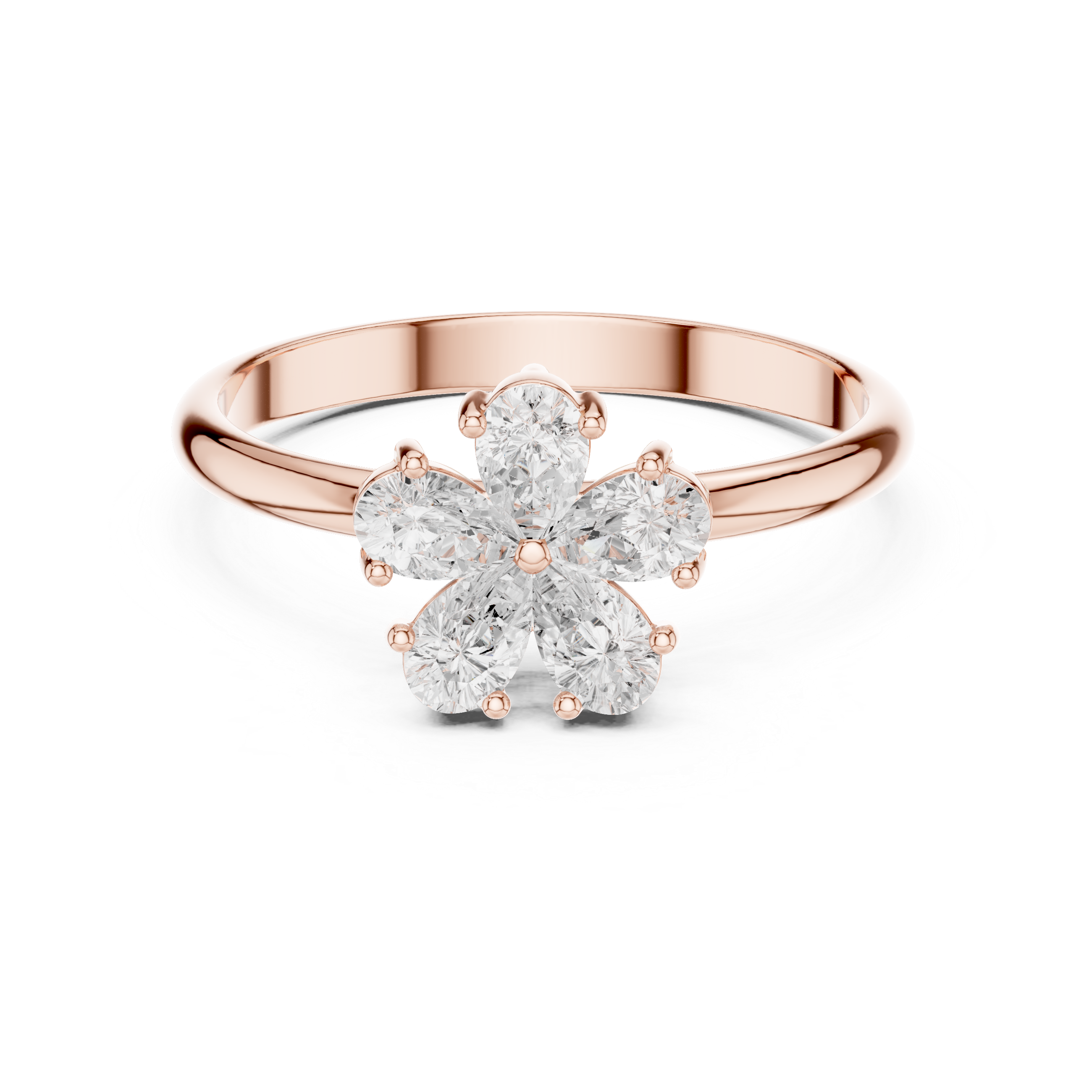 Pear Diamond Elegance Lab Grown Diamond Ring