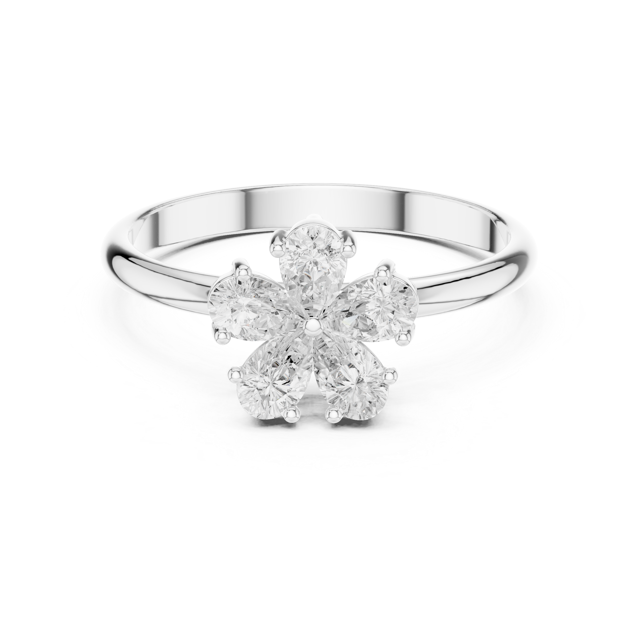 Pear Diamond Elegance Lab Grown Diamond Ring