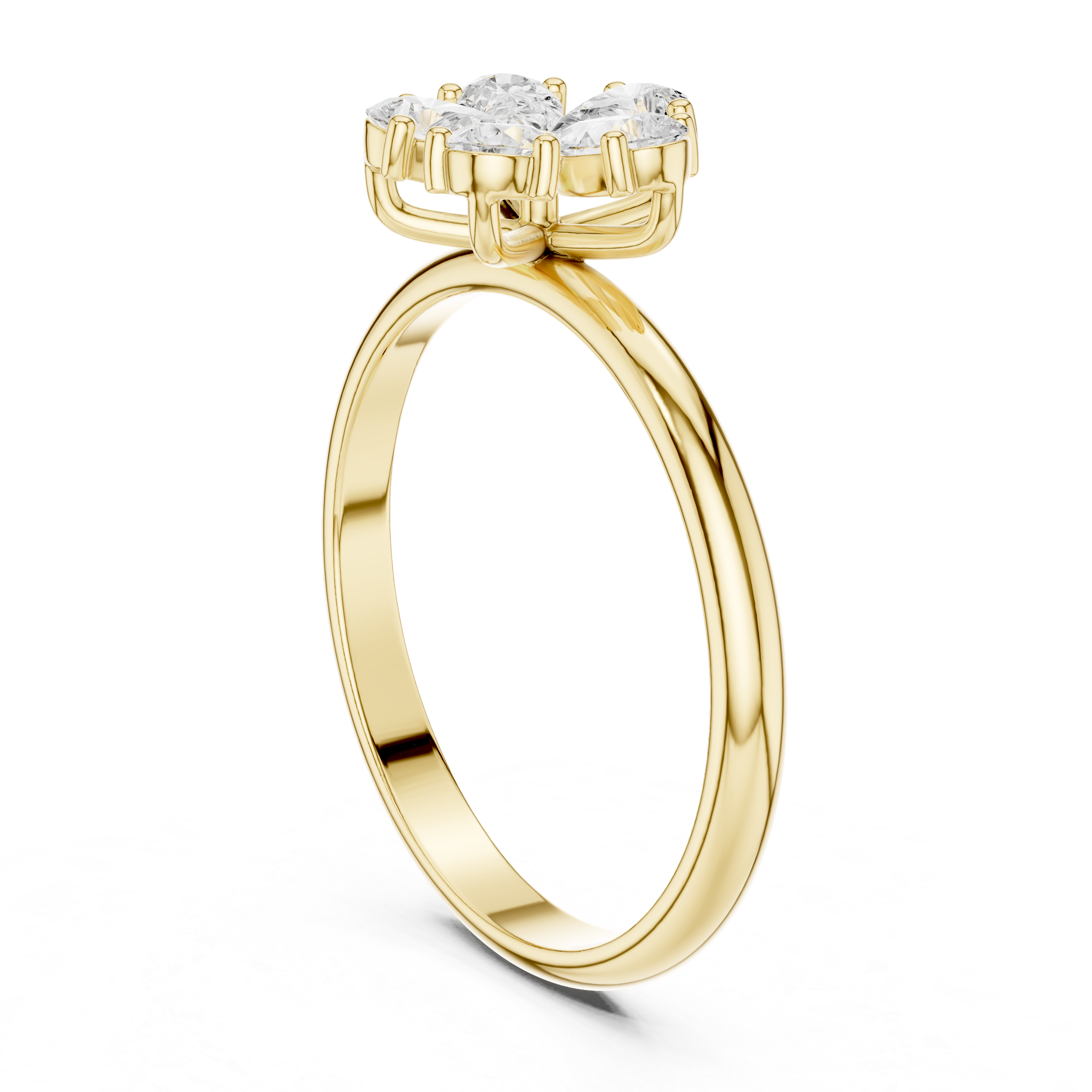 Pear Diamond Elegance Lab Grown Diamond Ring