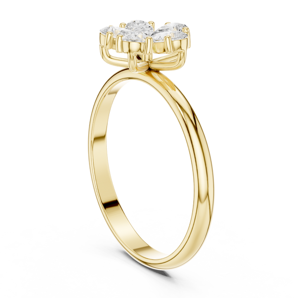 Pear Diamond Elegance Lab Grown Diamond Ring
