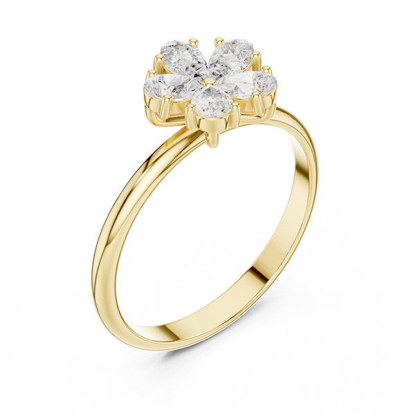 Pear Diamond Elegance Lab Grown Diamond Ring